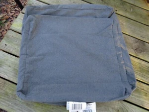 Better Homes and Gardens Deep seat Dark Gray Patio cushion cover Set New 24 x 24 - Picture 1 of 5