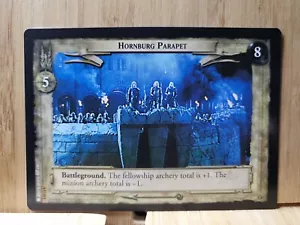 THE LORD OF THE RINGS TCG🏆2002 HORNBURG PARAPET🏆Battleground - Trading Card - Picture 1 of 1