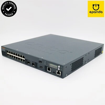 HPE Aruba 7010-RW ARCN0103 JW678A WLC Contrl 150W PoE+ Lic 12xAP 16xPEFNG 16xRFP - Image 1 of 4