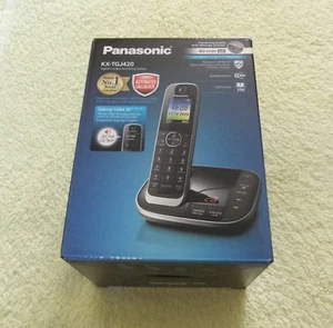 PANASONIC KX-TGJ420EB DIGITAL CORDLESS ANSWERING SYSTEM * BRAND NEW IN BOX * - Photo 1/5