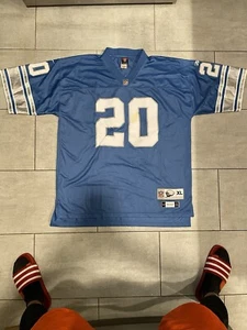 Men’s Reebok Throwback Detroit Lions Barry Sanders Jersey - Picture 1 of 6