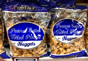 3 X Trader Joe's Peanut Butter Filled Pretzel Nuggets 16 oz *So Good! - Picture 1 of 3