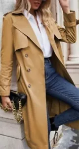 A New Day wasserabweisender Trenchcoat, Khaki Größe L Neu ohne Etikett - Bild 1 von 12