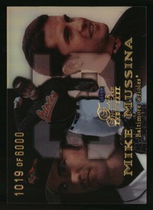 Mike Mussina 1999 Flair Showcase Row 3 /6000 #108 Baseball Card