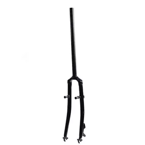 Horquilla rígida para bicicleta de turismo de acero cromado 26" 1 pulgada 25,4 mm disco V freno sin rosca - Imagen 1 de 7