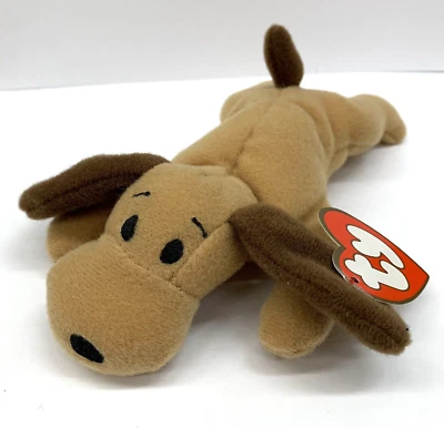Ty Teenie Beanie Babies Brown Bones The Dog McDonald's Happy Meal - image 1 of 4