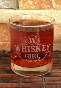 WHISKEY GIRL Collectible Whiskey Glass 8 Oz - Picture 1 of 1