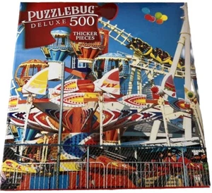 Puzzle bug deluxe 500 piece puzzle amusement park rides - Picture 1 of 3