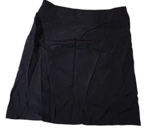 Women's size 14 black lightweight quick dry a-line skirt made by Kathmandu - Picture 1 of 3
