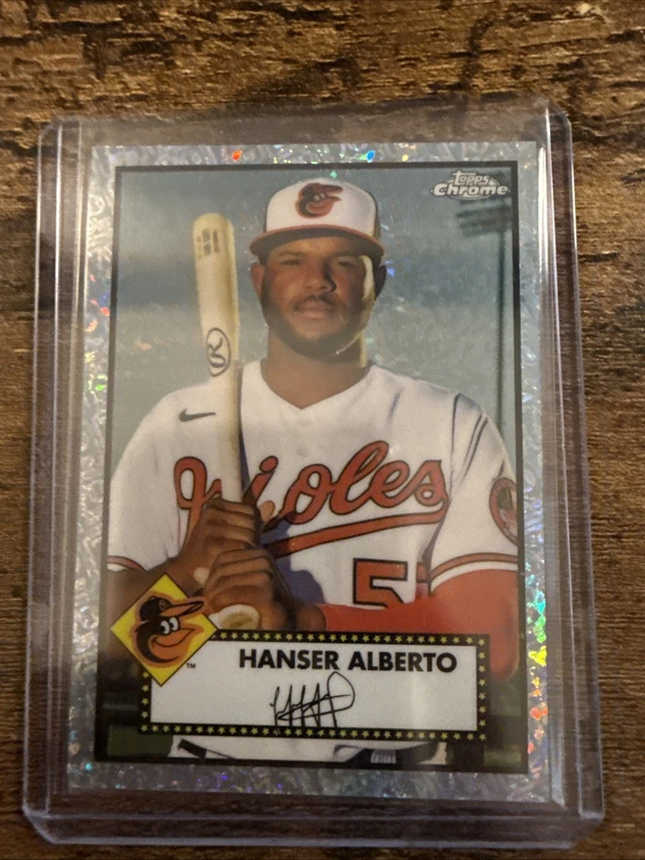 2021 Topps Chrome Platinum Anniversary - Hanser Alberto #367 26/70 - Image 1 of 2