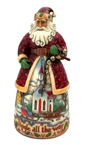 Jim Shore Bells On Bobtail Ring Santa with Jingle Bells Figure Christmas 4007925 - Picture 1 of 9