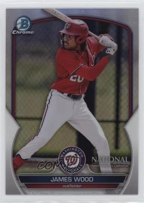 2023 National Convention Wrapper Redemption Bowman Chrome Baseball James Wood - Image 1 of 2