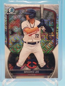 Brooks Lee Prospect Chrome MOJO Refractor 2023 Bowman Chrome #BCP-248 Twins - Picture 1 of 2