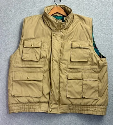 Chaleco utilitario Pine Grove para hombre XL bronceado multi bolsillo al aire libre caza pesca Foto 1 de 4