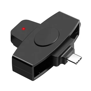 High Speed Smart Card Reader USB type C USB C Card Reader Mobile Phone - Picture 1 of 11