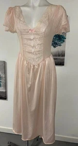 Cinema Etoile Vintage Damen Nachthemd Gr. Medium Top Zustand - Bild 1 von 9