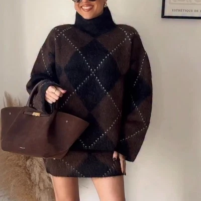 H&M : Mohair Blend Turtleneck Jumper : 1251942005 | *UK Buyers_No Import Fees* | - Image 1 of 4