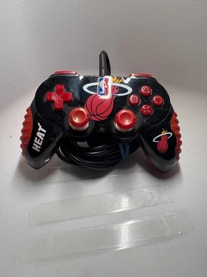 PlayStation 2 PS2 Miami Heat NBA Basketball Wired Controller Madcatz Works - Image 1 of 2