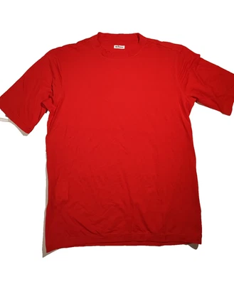 CAMISETA KITON HOMBRE NUEVA SIN ETIQUETAS ROJA ALGODÓN CUELLO REDONDO TALLA M/50 (T24) Foto 1 de 4