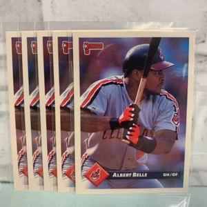 Lotto 5 carte Donruss Baseball Albert Belle #435 1993 - Foto 1 di 3
