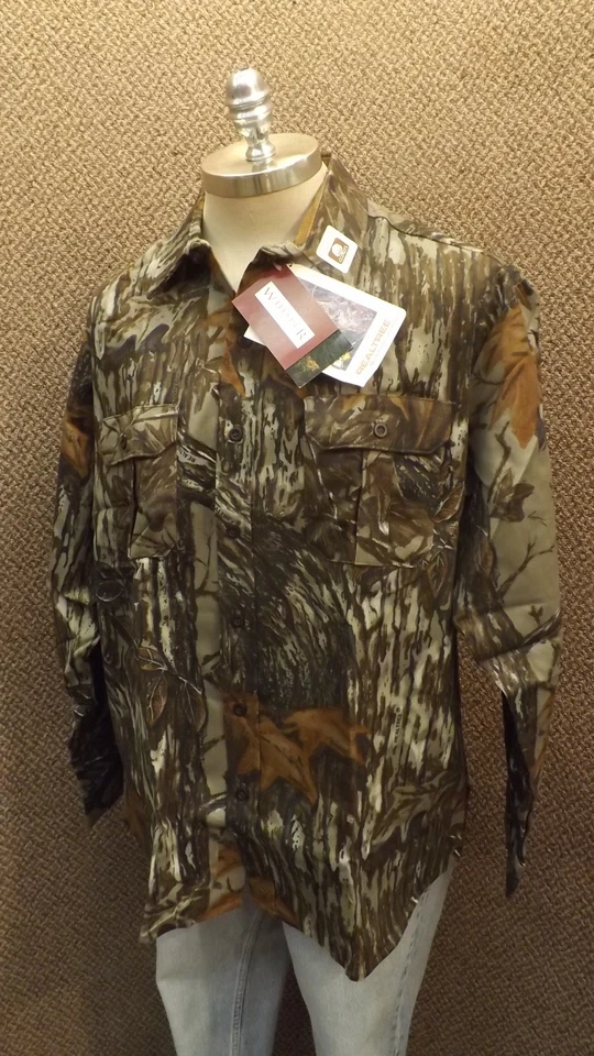 Vtg NEW Walls Realtree Camo Hunting Shirt  Whisper Soft Cotton Sz XL USA Made - Image 1 of 4