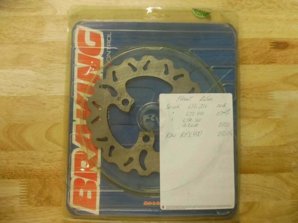 SZ16FID BRAKING INT. FRONT ROTOR SUZUKI KAWASAKI BRAND NEW UNUSED STEEL - Image 1 of 1