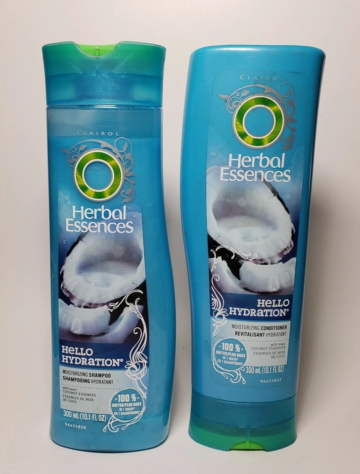 3x Herbal Essences Deep Moisture Hello Hydration Conditioner Coconut