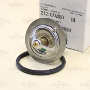 New GENUINE Subaru Thermostat w/ Gasket Set IMPREZA LEGACY FORESTER 21210AA080 - Bild 1 von 7