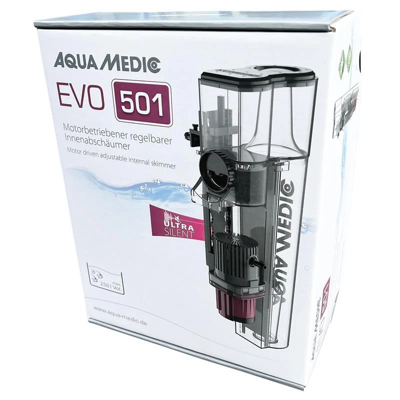 Aqua-Medic EVO 501 | Motorbetriebener regelbarer Innenabschäumer bis 250 L