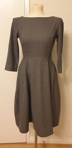 COS Wool Fit And Flare Mid Dress Size 6 ,in Very Good Condition. Grey Colour,... - Picture 1 of 6