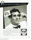 PUBLICITE ADVERTISING 056  1983   les lunettes homme Krys