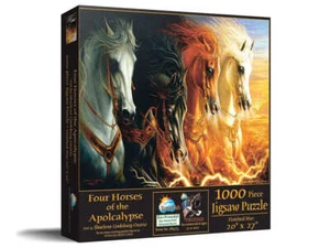 SunsOut Four Horses of Apocalypse Jigsaw Puzzle 1000 Pieces (SUN68423) - Picture 1 of 5