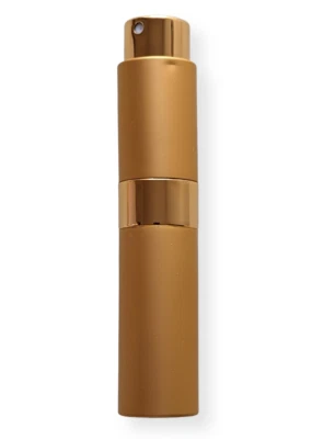 THE ESSENTIAL ATOMIZER COMPANY Twist-Up GOLD Spray 10ml Atomizer ~With Funnel - Slight seconds