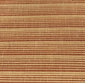 Striped Cotton Blend Fabric 1/2 yard x 52" Orange & Beige For Crafts & Sewing Pr - Picture 1 of 4