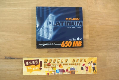 PLATINUM CD-RW 650 MB - NOS | SEALED - Bild 1 von 4