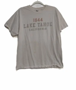 Camiseta gris Alstyle Apparel & Activewear 1844 Lake Tahoe California para hombre L - Imagen 1 de 8