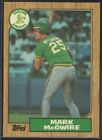 MARK McGWIRE - RC - 1987 Topps TIFFANY Baseball- #366 - Clean Rookie Card