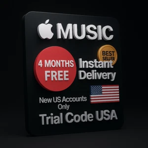 Apple Music 4 Months Free | Trial Code USA | Instant Delivery - Picture 1 of 4