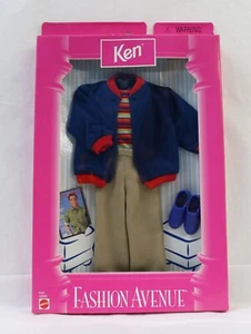Barbie Fashion Avenue KEN 18099 Giacca, Pantaloni, Scarpe, Camicia Nuova con scatola Mattel 1998 - Foto 1 di 7