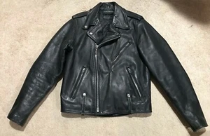 Vintage Harley Davidson Motorcycle Leather Jacket Biker Champ Mens Medium 40 - Bild 1 von 11