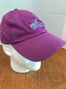 Gorra Powerpuff Girls púrpura con correa 2001 Cartoon Network - Imagen 1 de 5