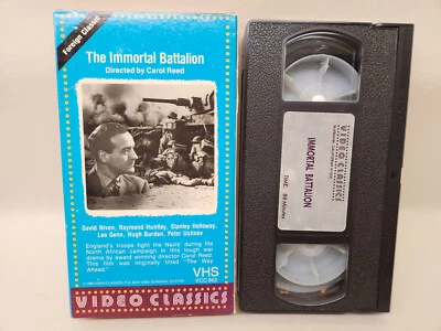 Immortal Battalion (The Way Ahead) [Original Uncut 91 Min] (VHS, 1985) B&W 1944 - Image 1 of 2