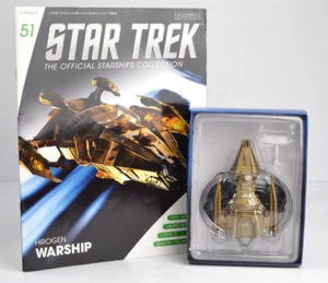 Star Trek Starship Collection #51 Hirogen Warship + Magazine Eaglemoss - Picture 1 of 6