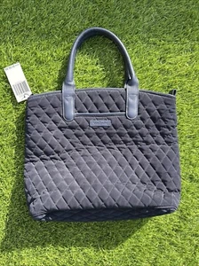 VERA BRADLEY Classic Navy Casual Satchel New - Picture 1 of 7