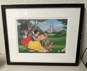 Disney Lithograph Art Proof Don Williams Snow White A Smile A Song And A Castle. - Picture 1 of 3
