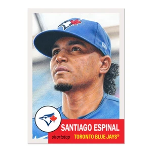 Tarjeta Topps MLB® Living Set® #532 - Santiago Espinal Toronto Blue Jays - Imagen 1 de 2