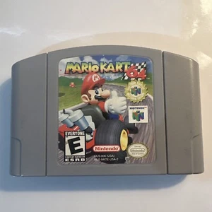 Mario Kart 64 (Nintendo 64, N64 - AUTHENTIC - Player's Choice - Cartridge Only - Picture 1 of 4