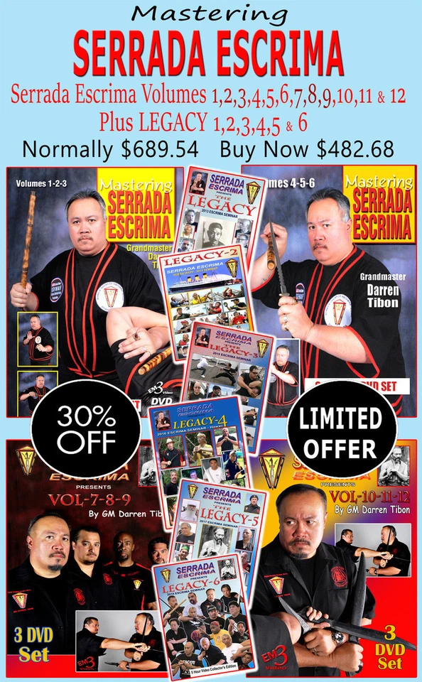 SERRADA ESCRIMA (VOL-1-12) + (Legacy 1-6) 30% СКИДКА - Изображение 1 из 1