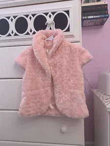 HI, Baby Girl's Pink Vest size 130/60  Super Soft - Picture 1 of 5
