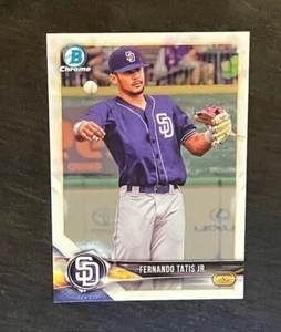 FERNANDO TATIS JR prospect rc 2018 Bowman Chrome BCP 114 - Picture 1 of 2